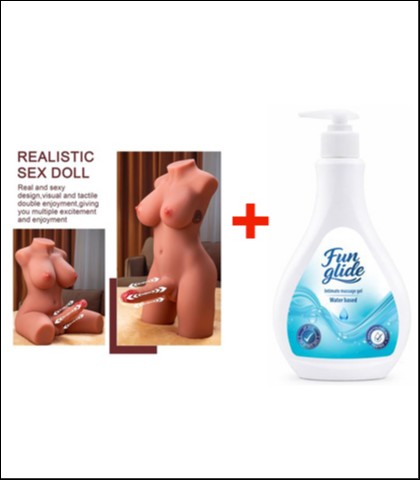 MIAH LADY BOY TORZO 9.8KG + FUN GLIDE VAGINAL 400ML