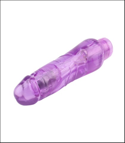 Ljubicasti vibrator - 20cm - precious purple