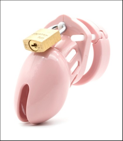 MUSKI POJAS NEVINOSTI CB-6000 - ROZE BOJA