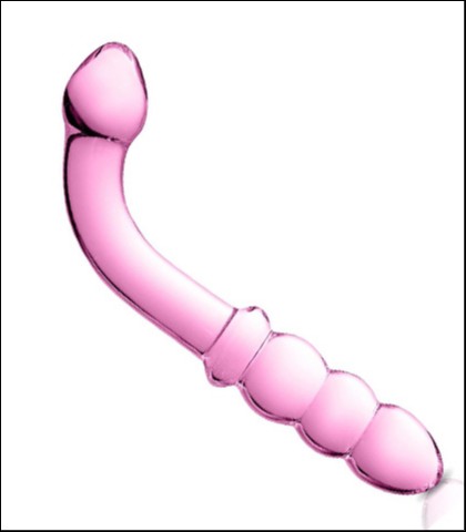 STAKLENI DVOSTRANI DILDO NUMBER 8 / GLOSY