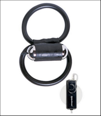 Dvostruki prsten za testise i penis sa vibracijom