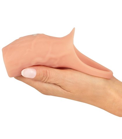 Realistična vibrirajuća navlaka za penis realsleeve open