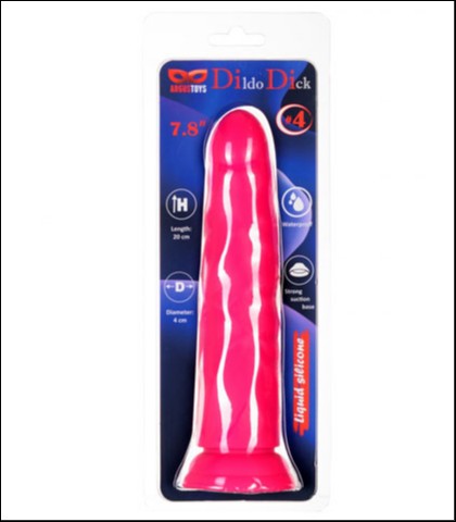 SILIKONSKI ROZE DILDO