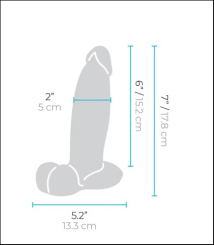 B-vibe slipskin girthy 18cm