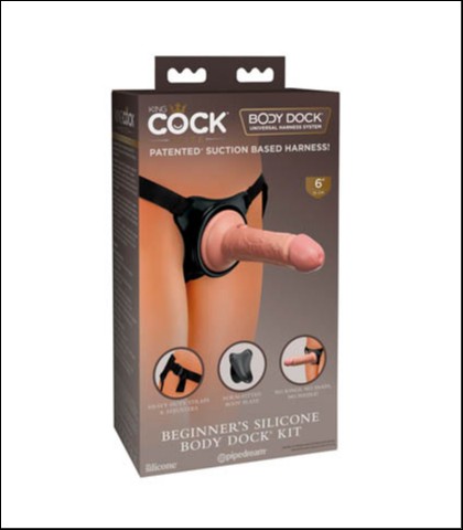 STRAP ON SA SILIKONSKIM DILDOM 15CM