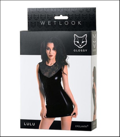 Sexy haljina - glossy "lulu" - xl