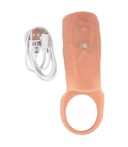 Realistična vibrirajuća navlaka za penis realsleeve open