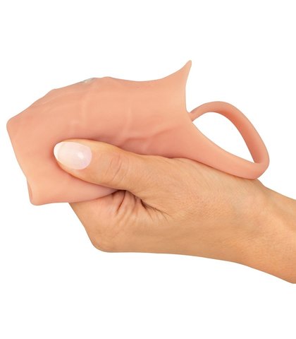 Realistična vibrirajuća navlaka za penis realsleeve open