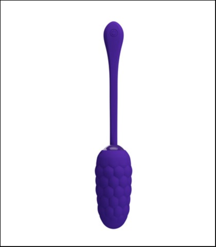Mekano silikonsko vibro jaje marina - plava boja