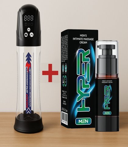 AUTOMATSKA PUMPA ZA PENIS WARRIOR KING PUMP + HYPER MAN