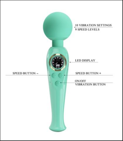 Vibrator za klitoris skyler green