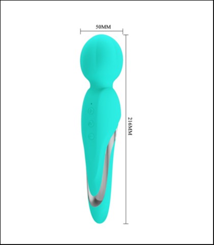 Silikonski vibrator za klitoris walter - green