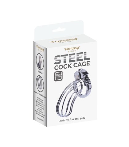 STAINLESS STEEL COCK CAGE 2 KAVEZ ZA PENIS ADVANCED LOCKING MECHANISM