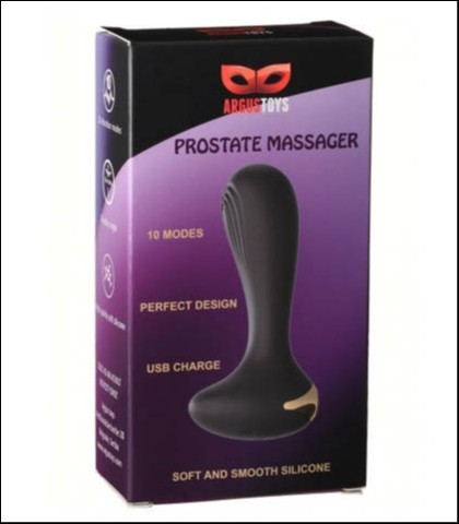 Silikonski masazer prostate - argus
