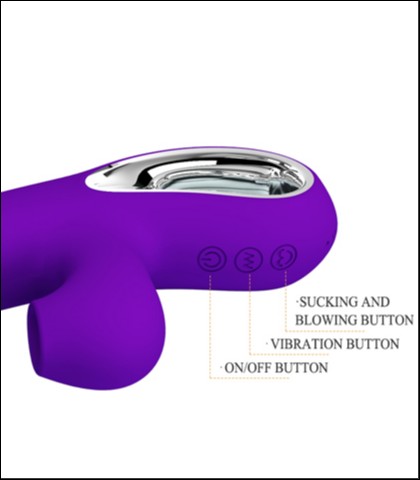 Vaginalno klitoralni masazer "jersey"