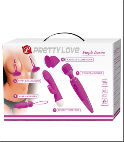 SET VIBRATORA &QUOT;PURPLE DESIRE&QUOT;