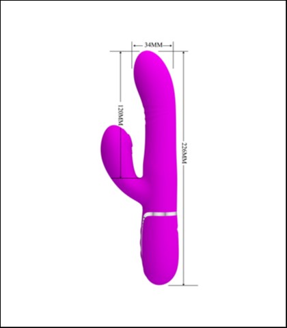 Vibrator za stimulaciju g tacke u roze boji