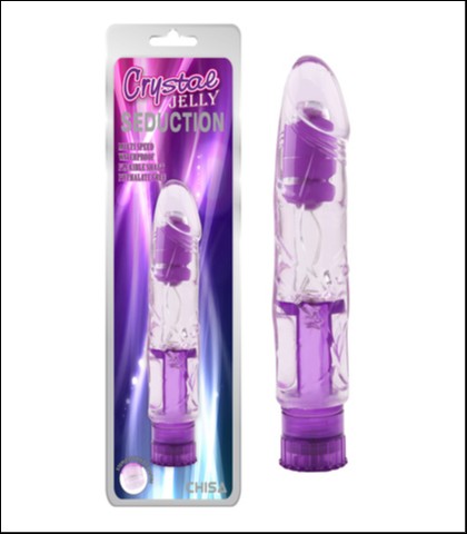 Ljubicasti vibrator - 16cm - seduction purple