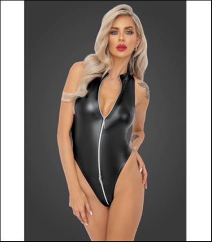 Sexy body sa rajsferslusom - noir - xl