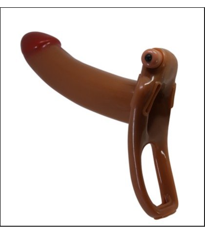 Silikonski strep dildo - bradden 17cm