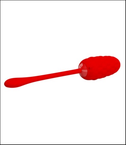 Mekano silikonsko vibro jaje - crvena boja