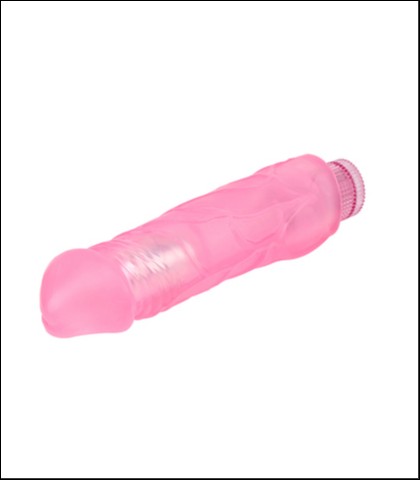 Veliki roze vibrator - 24cm