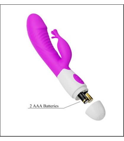 Silikonski mekani vibrator - roze - rasmussen