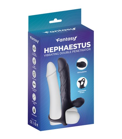 VIBRIRAJUćI DILDO ZA DUPLU PENETRACIJU HEPHAESTUS
