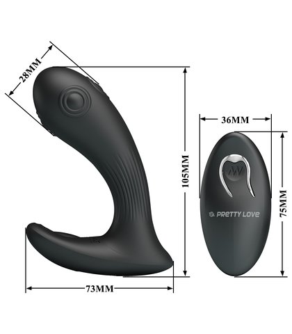 Silikonski analni stimulator mirabelle