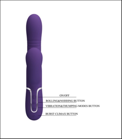 Vibrator za stimulaciju g tacke u plavoj boji