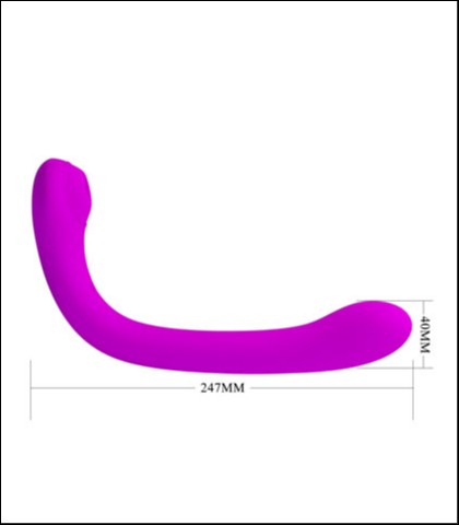 Vaginalno-klitoralni vibrator alex