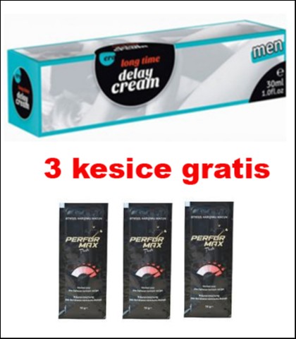 KREMA ZA ODLAGANJE EJAKULACIJE - ERO DELAY CREAM 30 ML + PERFORMAX