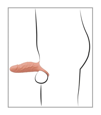 Realistična vibrirajuća navlaka za penis realsleeve close