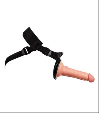 Strap on sa silikonskim dildom 15cm