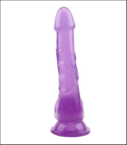 Ljubicasti realisticni dildo - 20cm