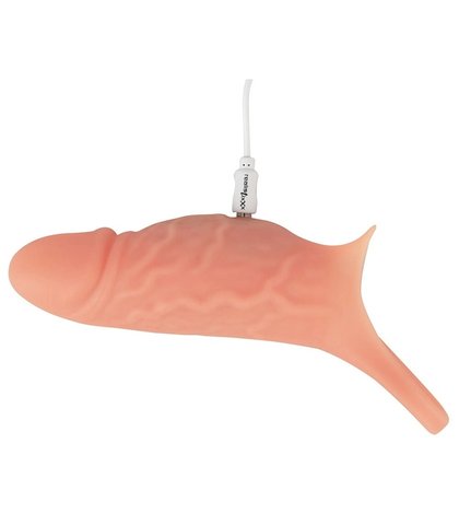 Realistična vibrirajuća navlaka za penis realsleeve close
