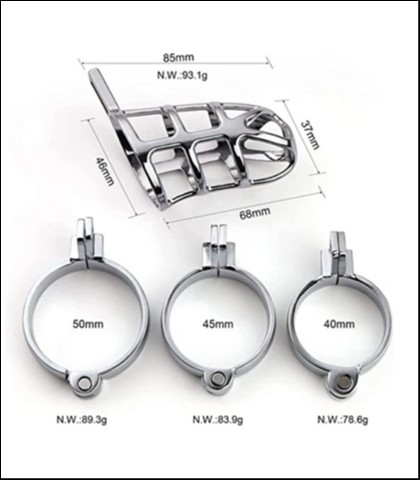 Metalni kavez za penis cage 2