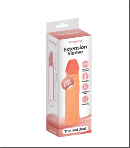 REALISTIčNA NAVLAKA ZA PENIS 17.5CM