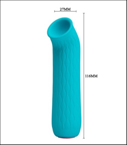 Vibrator za klitoris "ford" - green + lubrikant