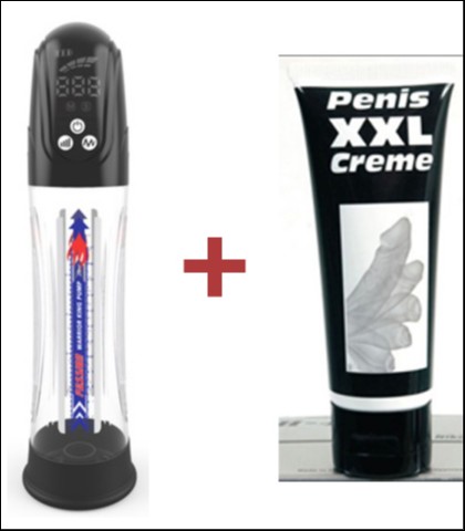 AUTOMATSKA PUMPA ZA PENIS WARRIOR KING PUMP + XXL KREMA 80ML