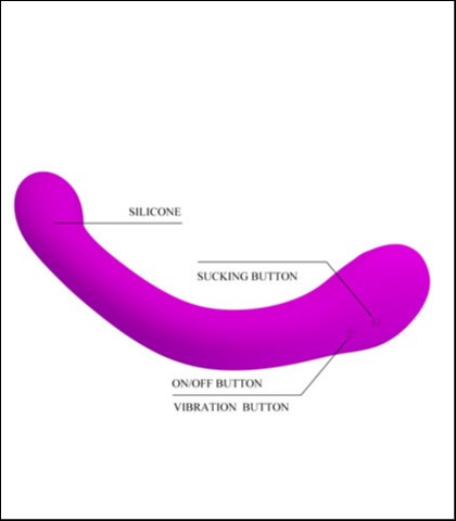 Vaginalno-klitoralni vibrator alex