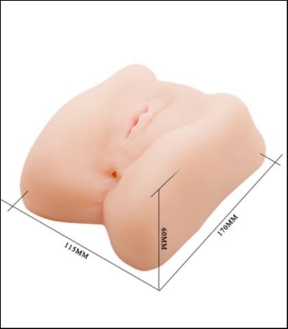 Masturbator vagina i anus sa daljinskim i lubrikant