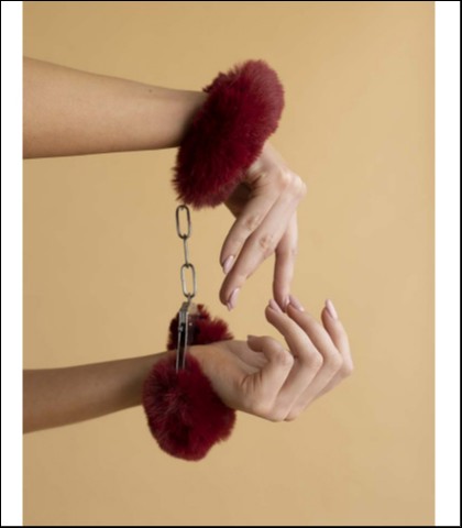 Lisice sa mekanim crvenim krznom - lf