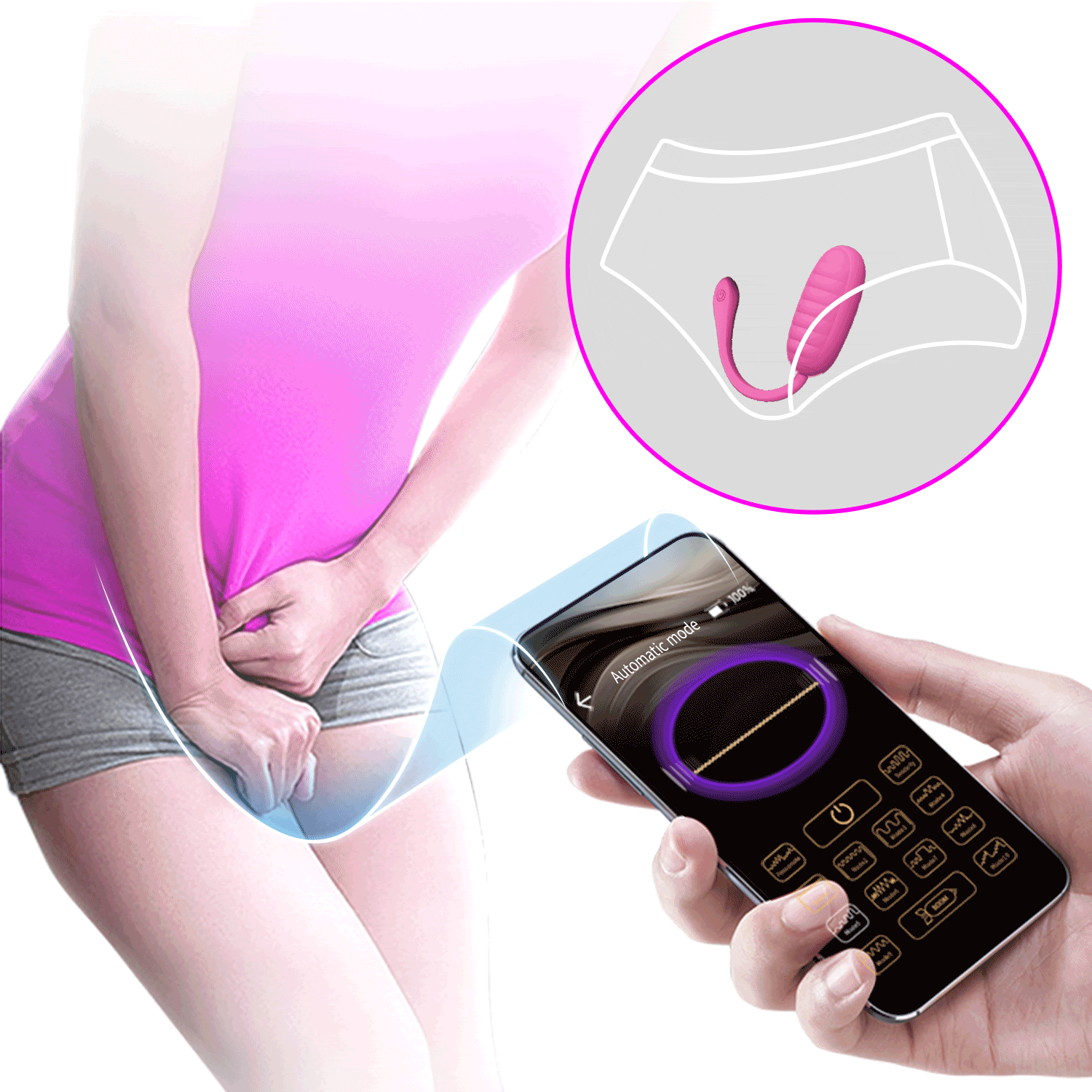 Vibro jaje catalina + aplikacija za telefon