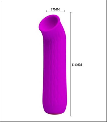 Vibrator za klitoris "ford" - purple