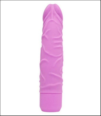 Roze silikonski vibrator + lubrikant