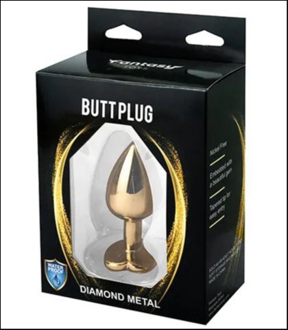 ZLATNA ANALNA KUPA SRCE SA PROVIDNIM CIRKONOM