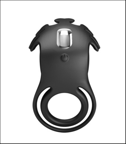 Silikonski prsten za penis ruben black