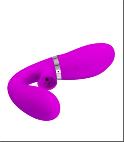 Vaginalno klitoralni masazer "magic finger"